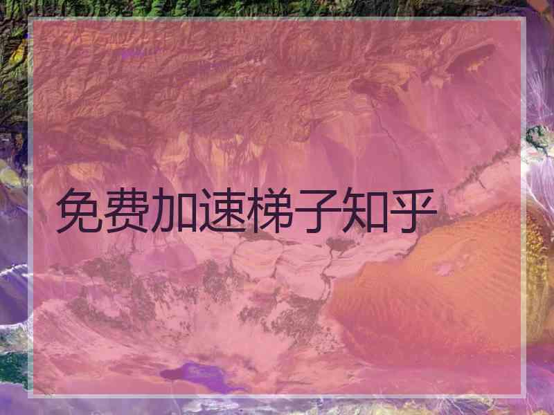 免费加速梯子知乎