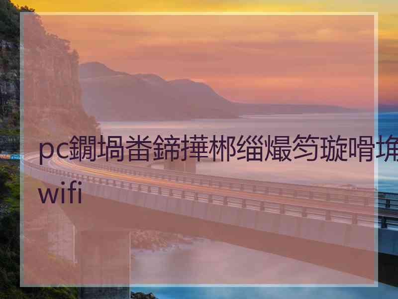 pc鐗堝畨鍗撶郴缁熶笉璇嗗埆wifi