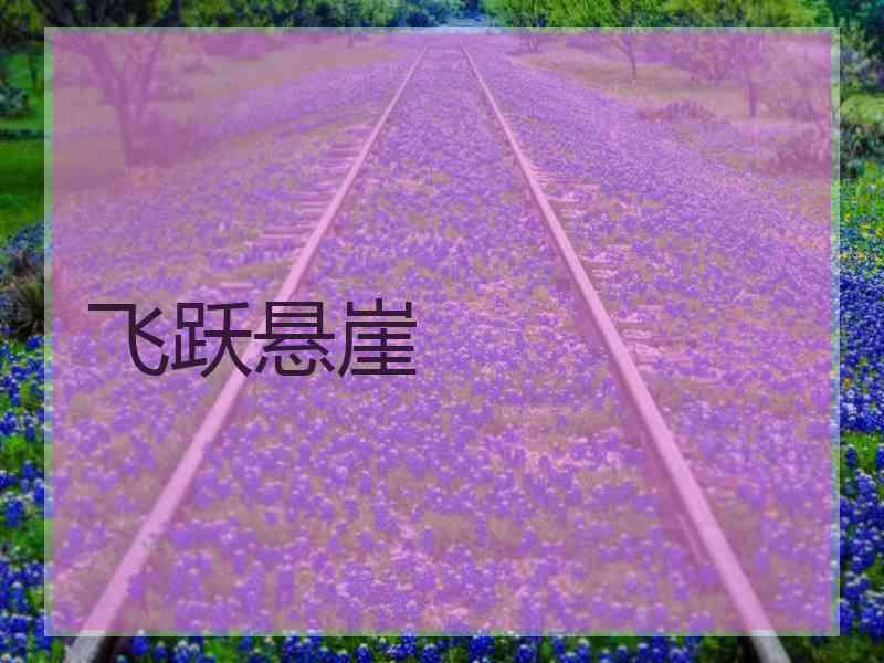 飞跃悬崖