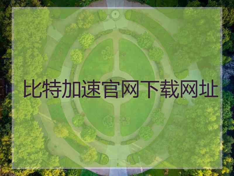 比特加速官网下载网址