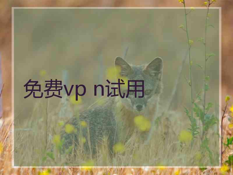 免费vp n试用