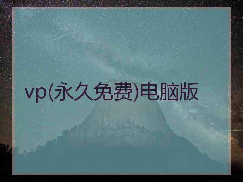 vp(永久免费)电脑版