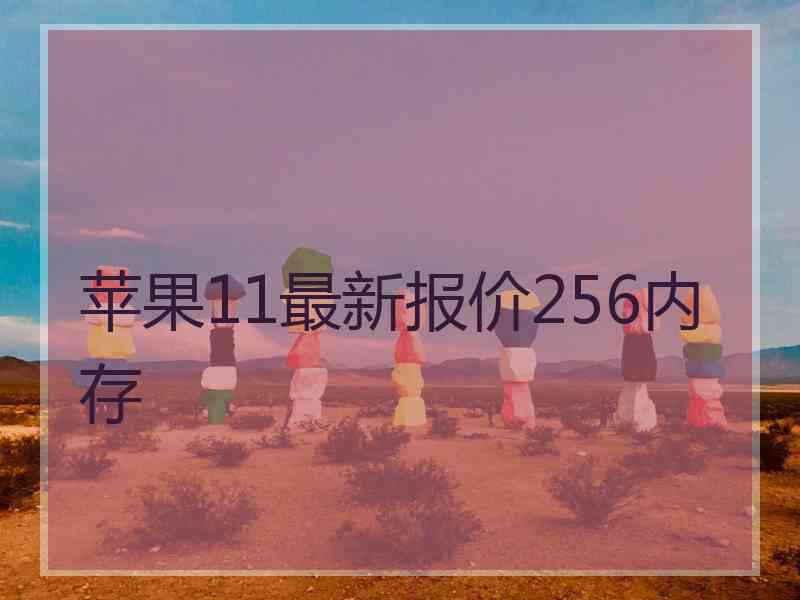 苹果11最新报价256内存