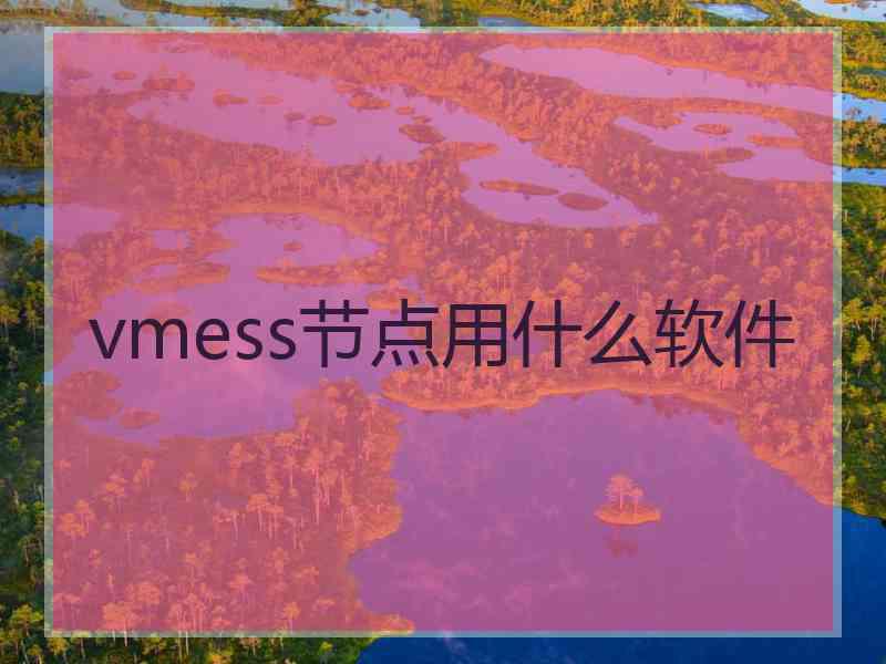 vmess节点用什么软件