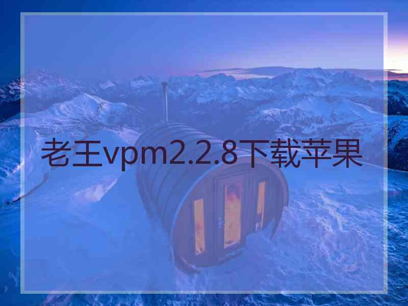 老王vpm2.2.8下载苹果