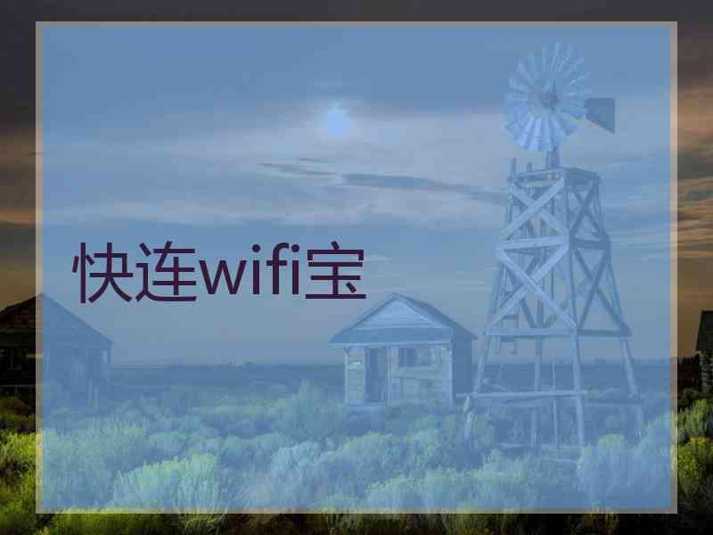 快连wifi宝