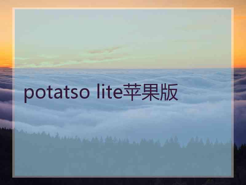 potatso lite苹果版