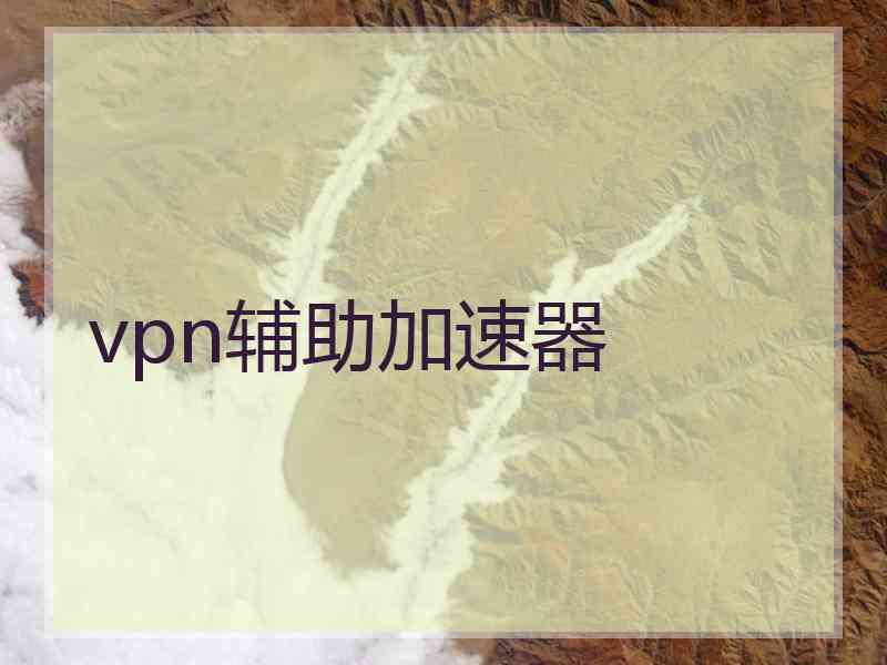 vpn辅助加速器