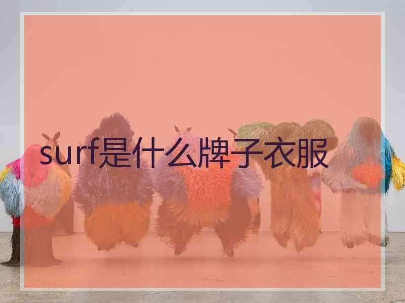 surf是什么牌子衣服