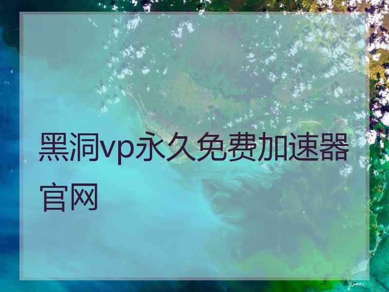 黑洞vp永久免费加速器官网