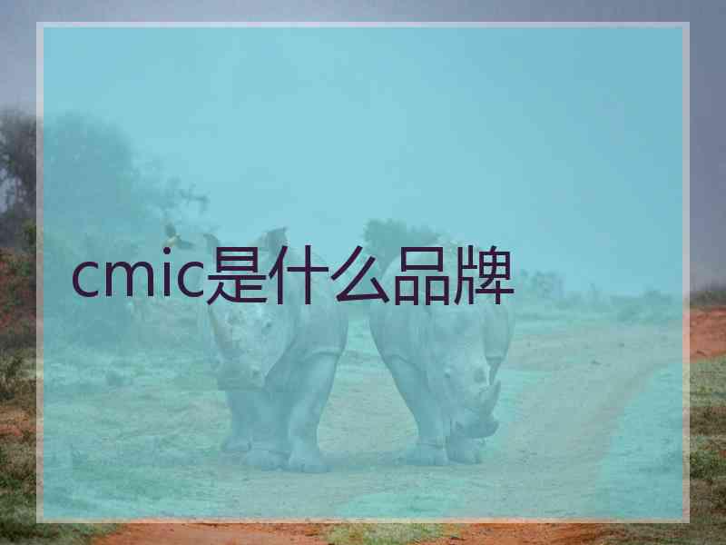 cmic是什么品牌