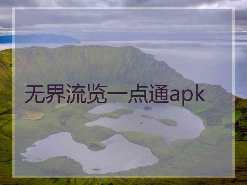 无界流览一点通apk