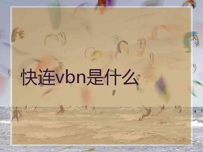 快连vbn是什么