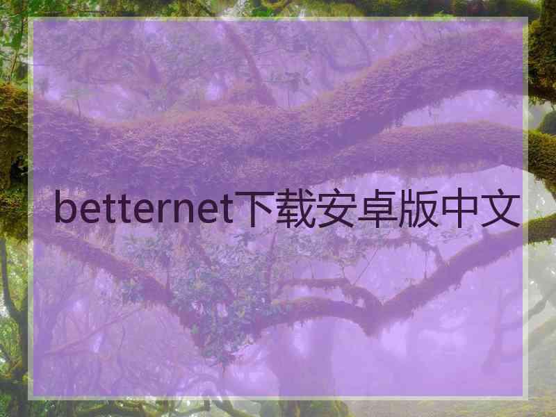 betternet下载安卓版中文