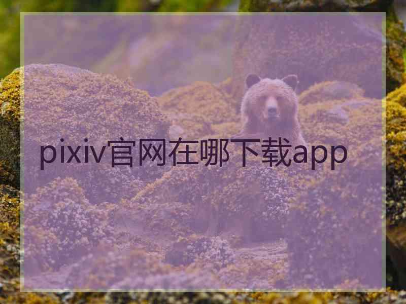 pixiv官网在哪下载app