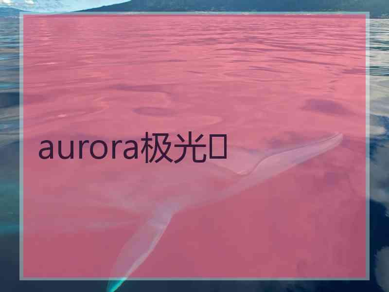 aurora极光☄