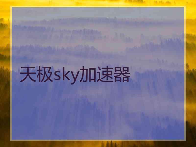 天极sky加速器