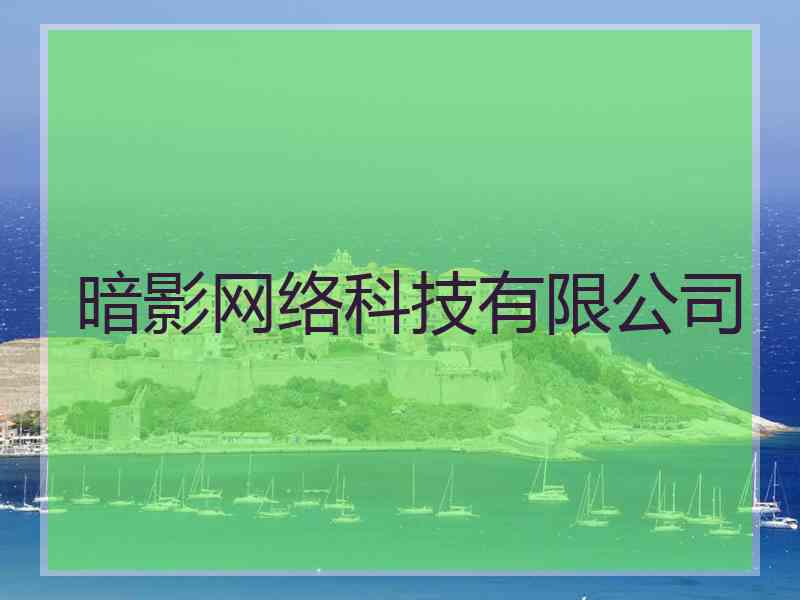 暗影网络科技有限公司