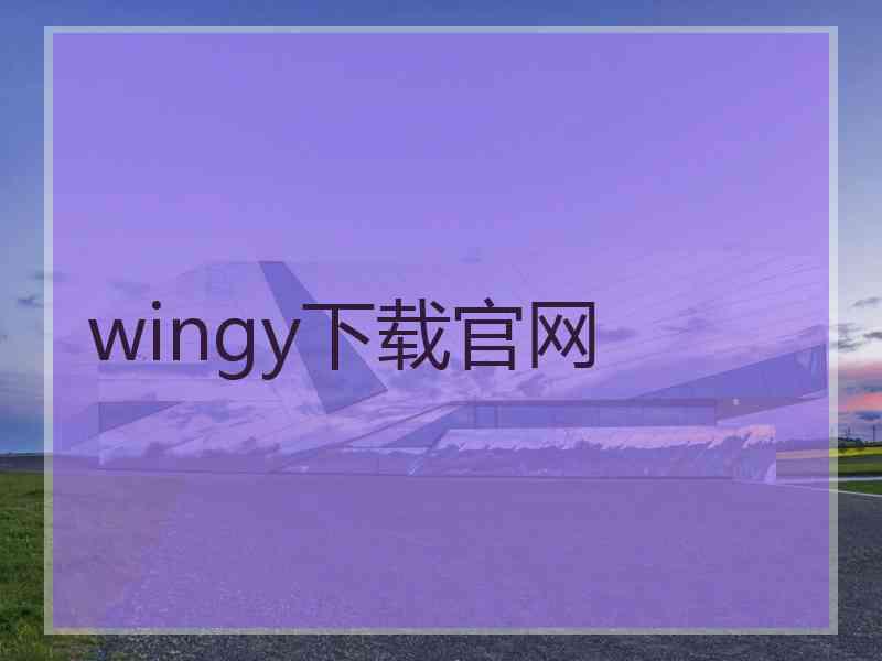 wingy下载官网