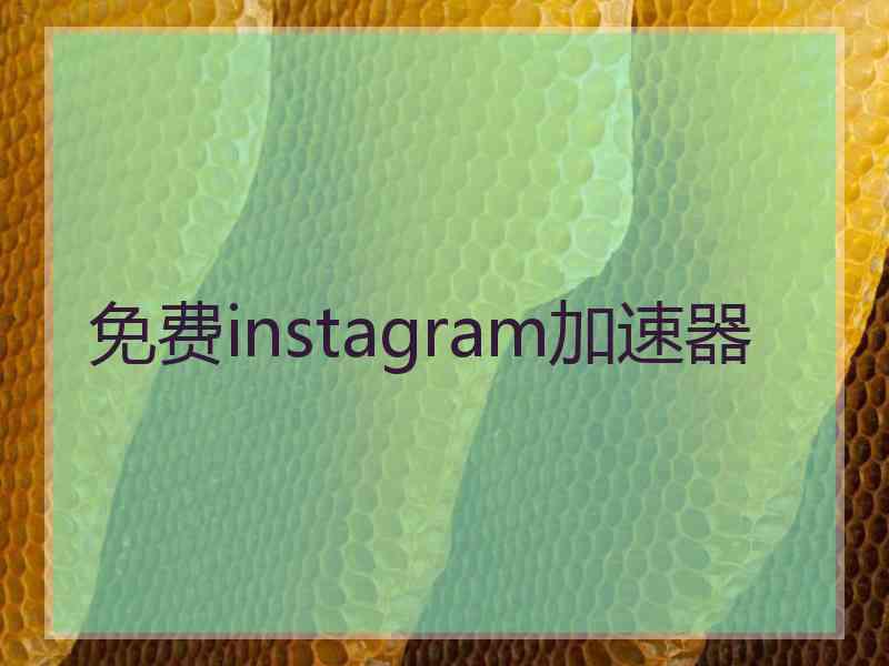 免费instagram加速器