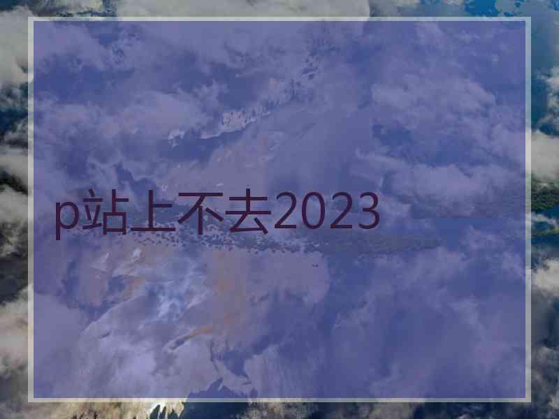 p站上不去2023